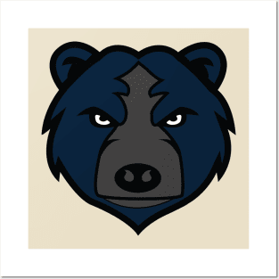 Bear Head Mascot Posters and Art